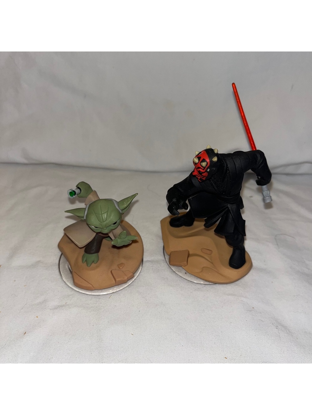 Lot of Disney Infinity 3.0 Star Wars Figures - Yoda & Darth Maul